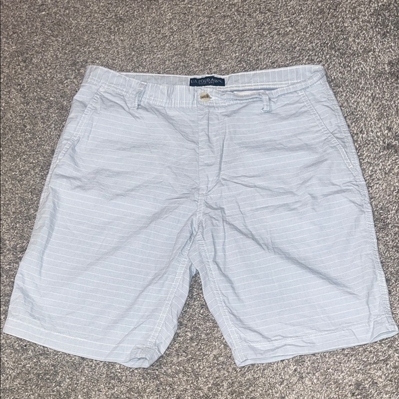 U.S. Polo Assn. Other - U.S POLO Men's Light Gray Striped Shorts